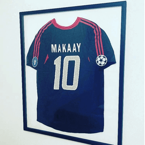 Gerahmtes Trikot von Roy Makaay im Trikotrahmen Premium