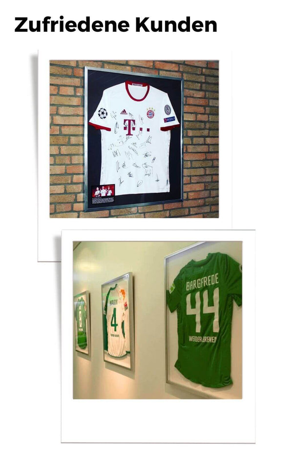 Gerahmte Trikots unserer Kunden