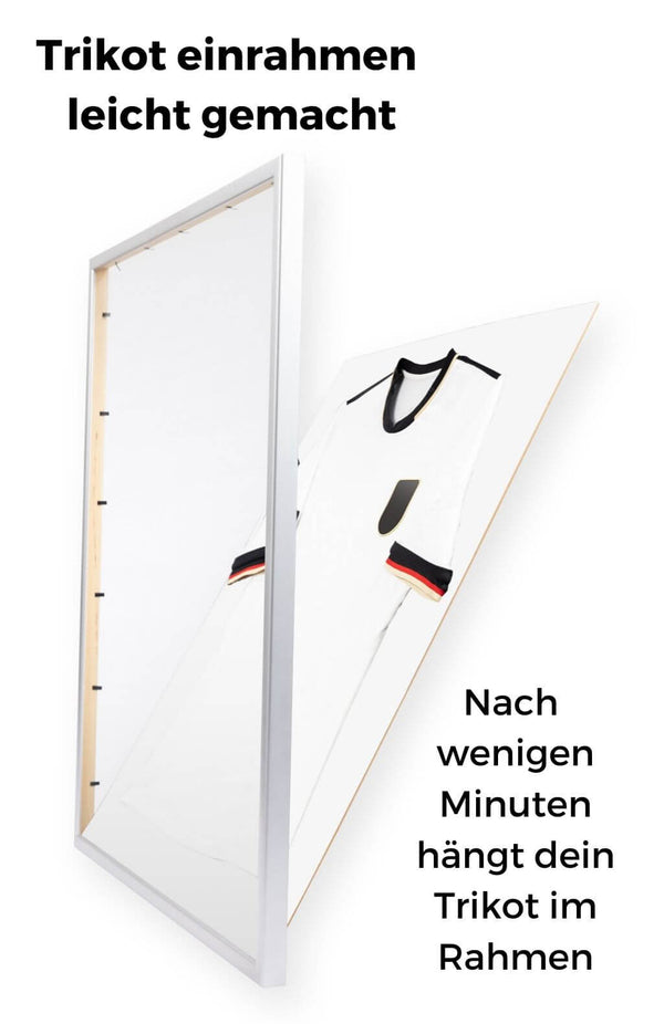 Trikot einrahmen leicht gemacht