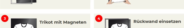 Anleitung zum Trikot einrahmen
