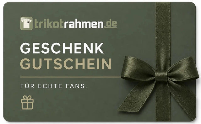 Geschenk-Gutschein für Trikotrahmen